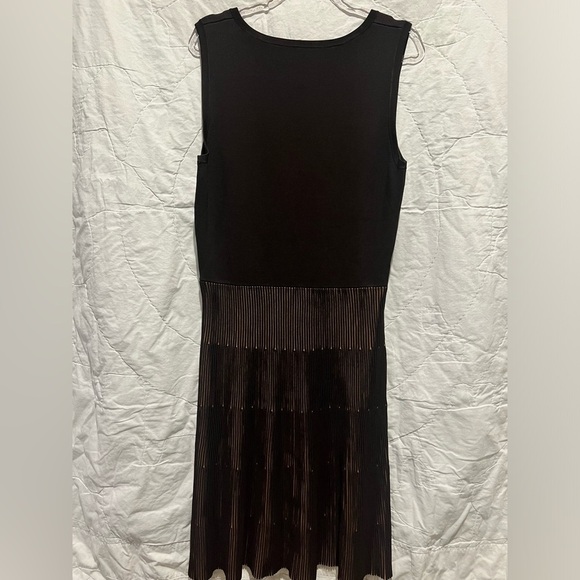 Doncaster Collection Sleeveless Dress Med and Cardigan Small, Color Dark Brown - Picture 11 of 14